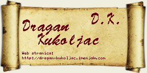 Dragan Kukoljac vizit kartica